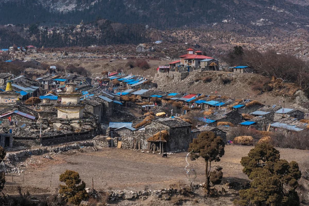 Samagaon Village: Cultural Heart of the Manaslu Circuit Trek
