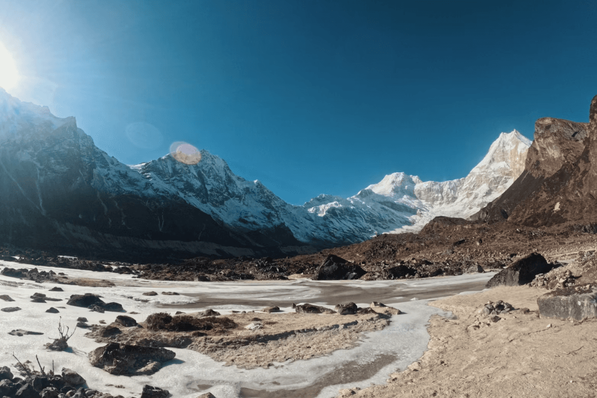 Drinking Water During Manaslu Circuit Trek