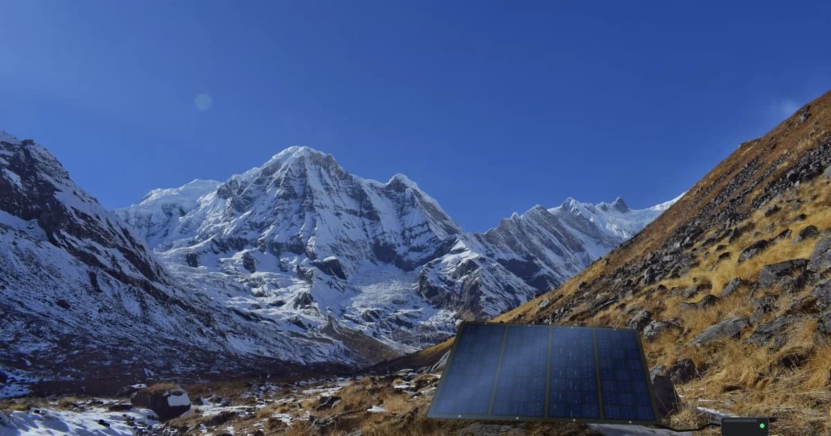 Do Portable Solar Panels Work on the Annapurna Base Camp Trek?