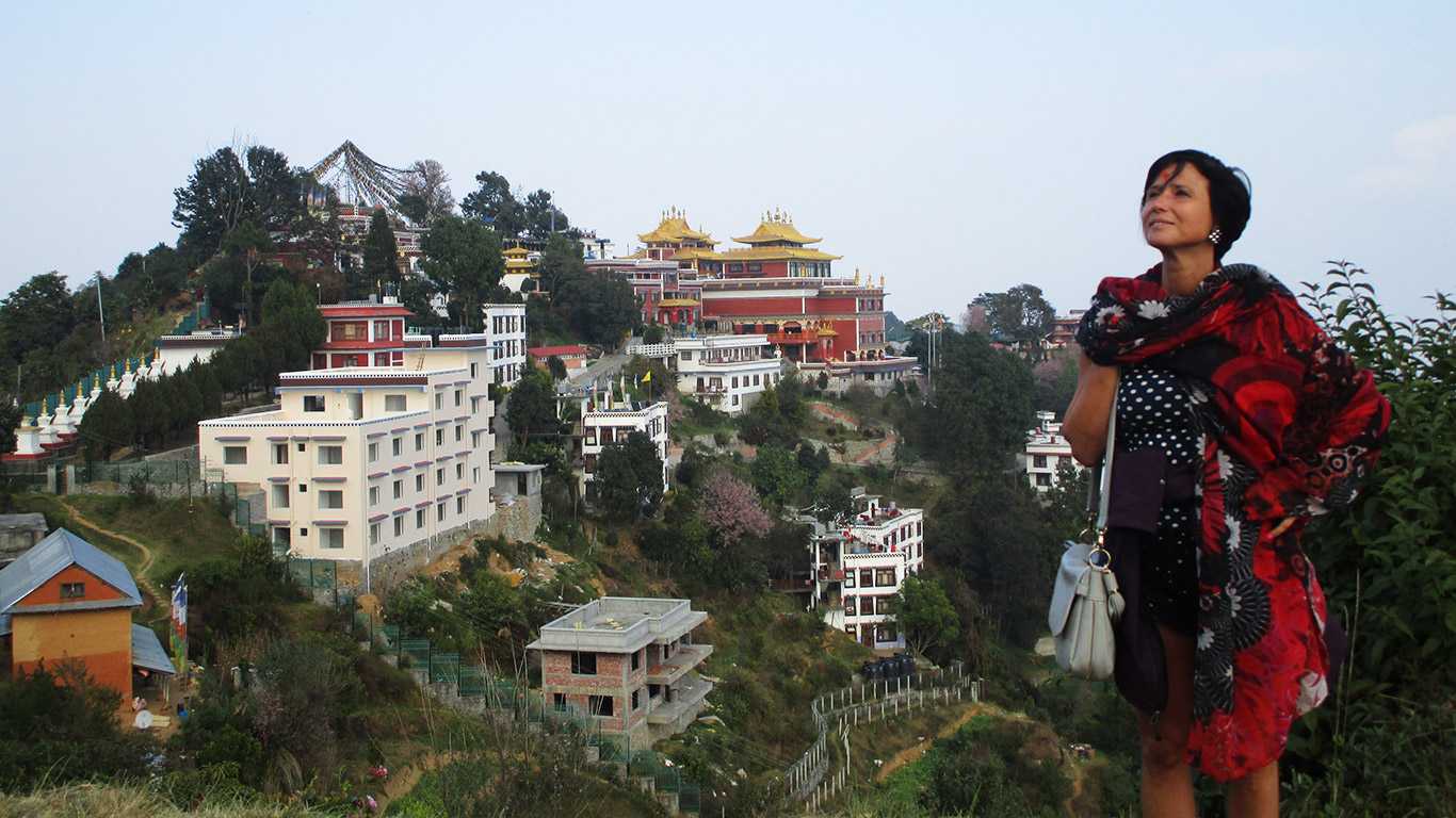 View seen from Namobuddha Monastery