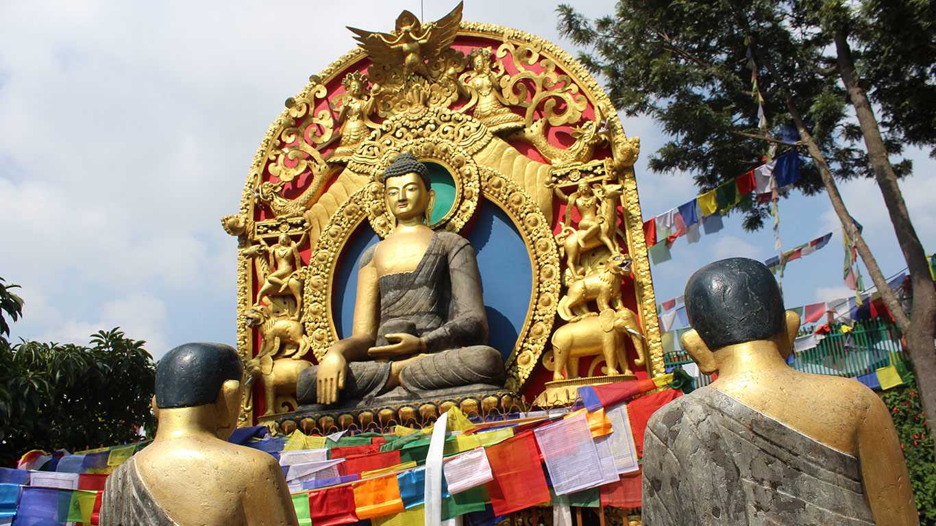 Buddha Statue on the Trail to Monastery Hike