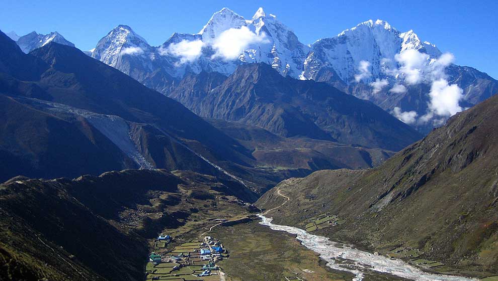 Beautiful View of Mt. Kangtega From Dingboche